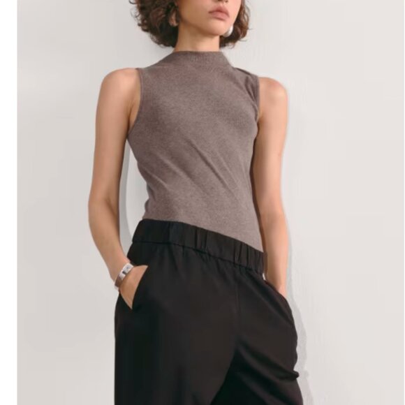 NWT Everlane The Easy Pant Pull On Black Size Medium - Picture 3 of 13